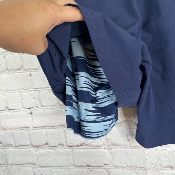 CHUBBIES Navy Blue Frostbites 5.5" Training Shorts Men's L - Picture 7 of 9